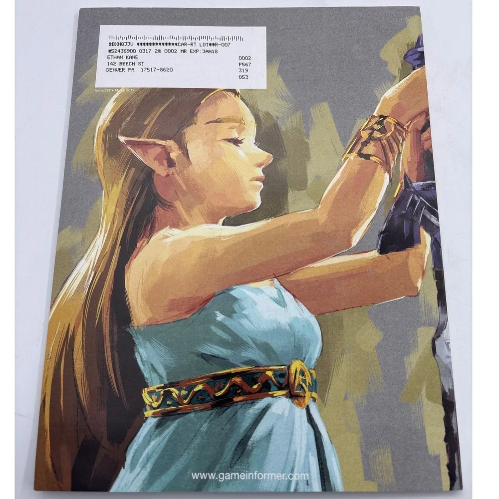 Game‎ Informer Issue 287 Zelda Breath of the Wild Magazine 2017